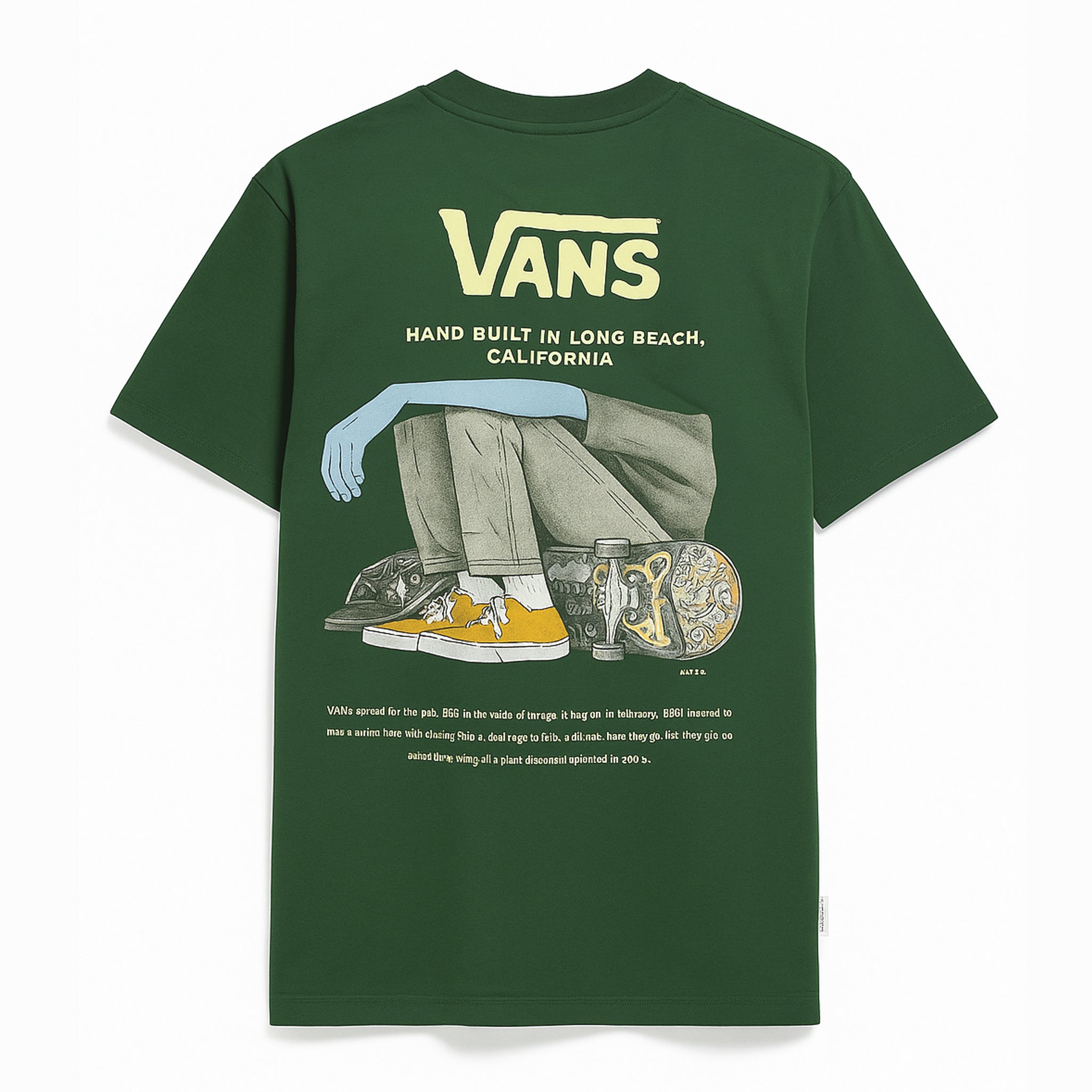 Alpha Male x Vans | Green Oversize Tee