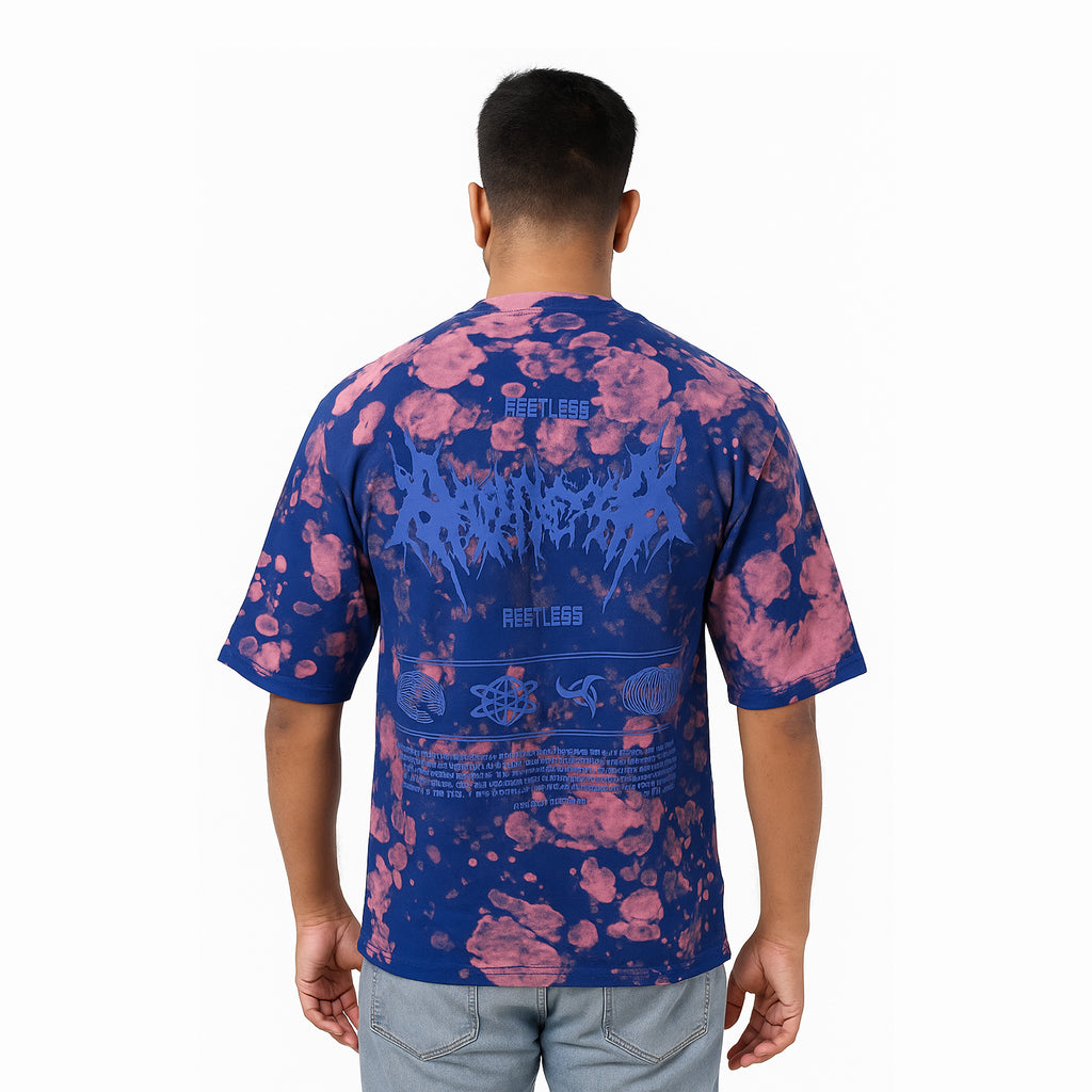 Restless Blue Oversize Tee