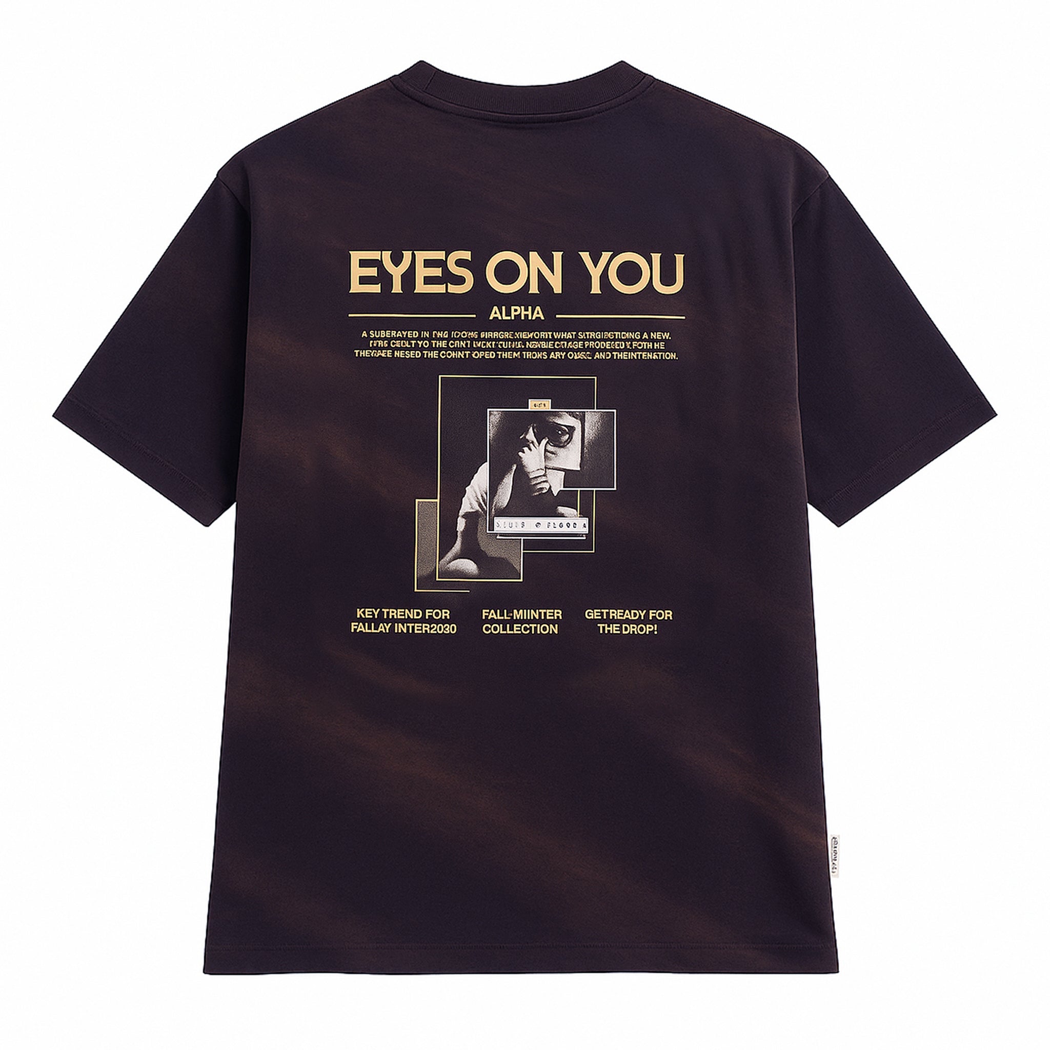 EyesOnYou Acid Wash Oversized Tee