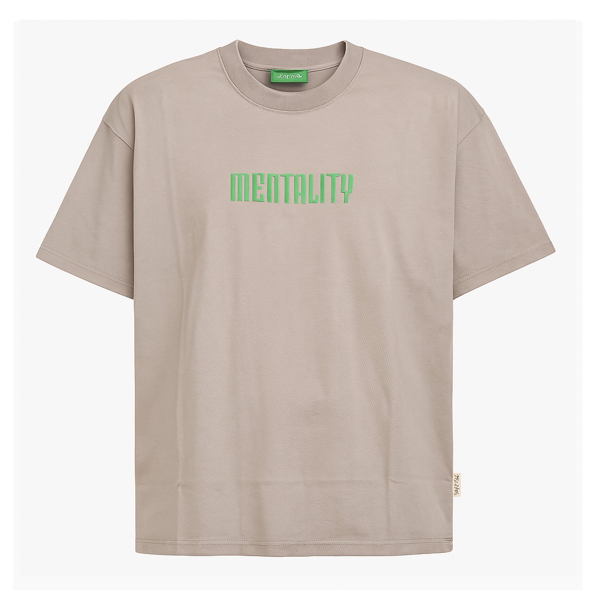 Mentality Beige Oversized Tee