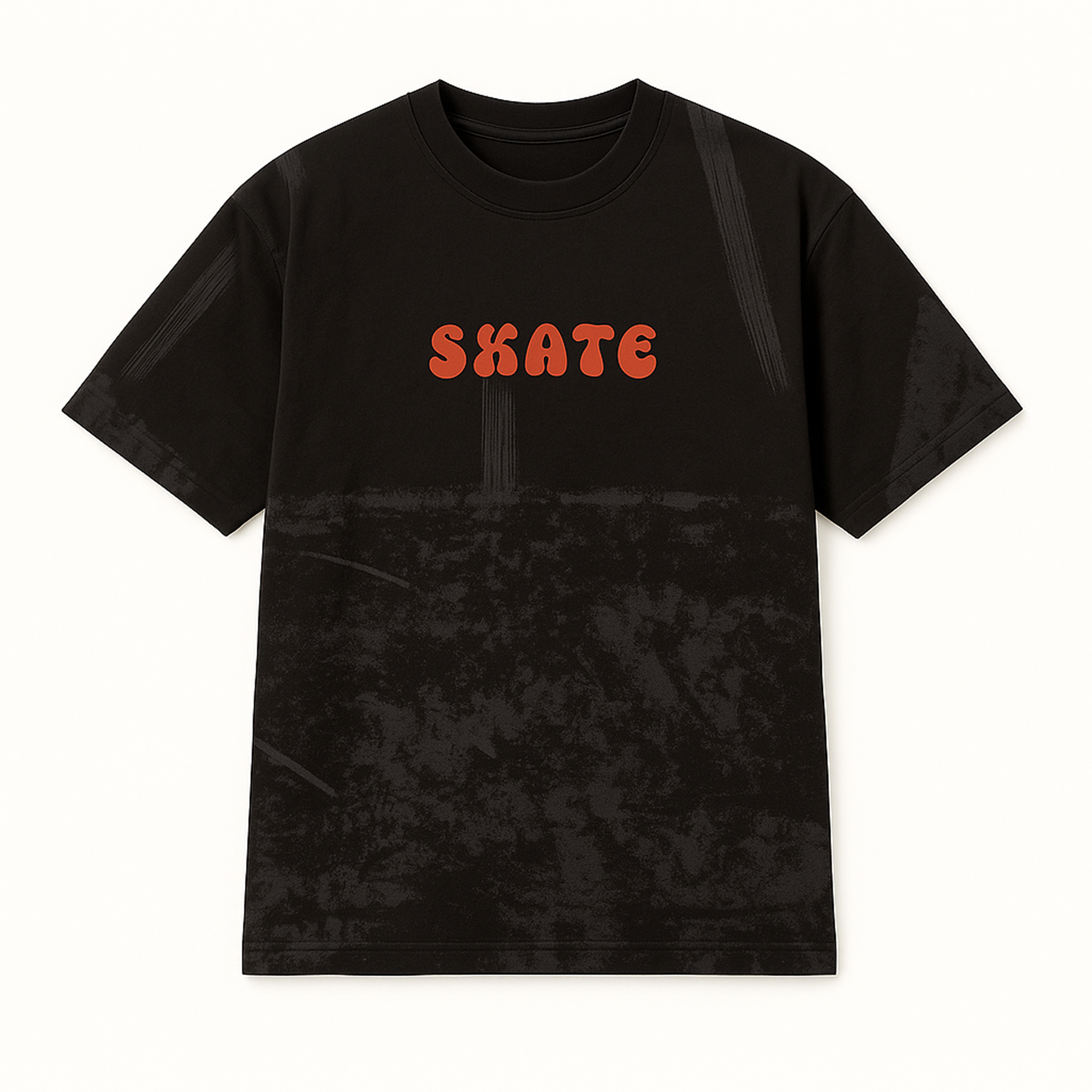 Skate AlphaMale Black Oversize T-Shirt